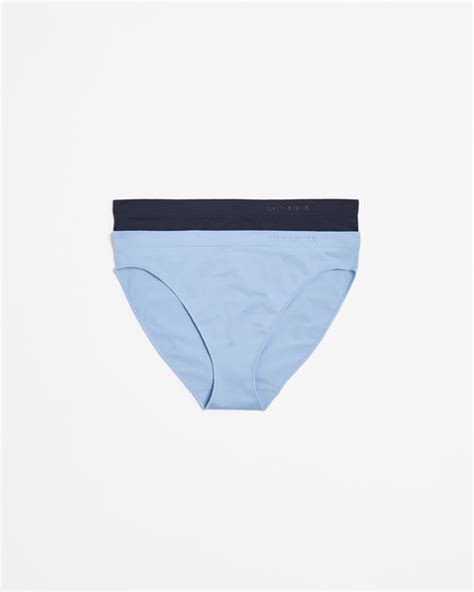 Pack Seamfree Embossed Bikini Briefs Lily Loves Blue Navy Target Australia