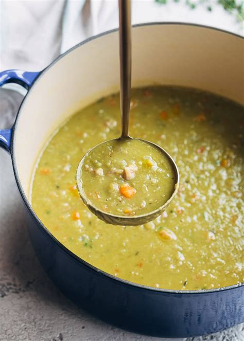 Ham Hock Split Pea Soup Slow Cooker