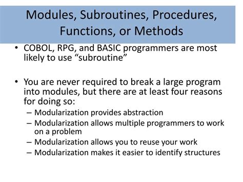 Ppt Meeting 3 Modules Hierarchy Charts And Documentation Powerpoint Presentation Id