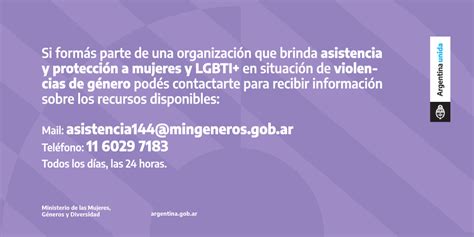 Ministerio De Las Mujeres G Neros Y Diversidad On Twitter Ante