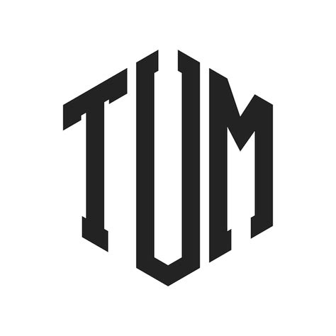 premium vector tum logo design initial letter tum monogram logo