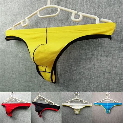 Hepamens Sexy Bikini Thong Soft Pouch Underpants Low Waist Lingerie Underwear Shopee Singapore
