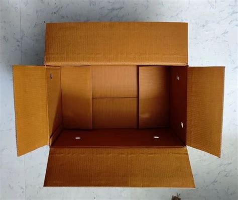 Gsm Brown Corrugated Packaging Boxes At Rs Piece Talwade