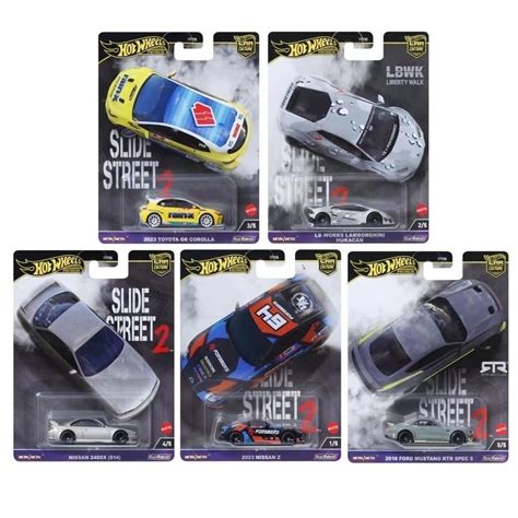 Btf Hot Wheels Car Culture Drift Alloy Car Lamborghini Nissan Bmw Caro Car Model Iron Bottom