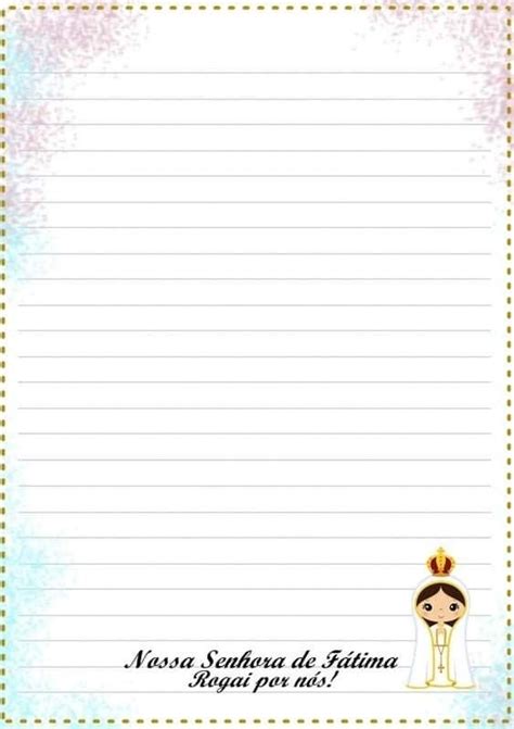Papel De Carta Religioso Para Imprimir Pdf Grátis - Papel de carta religioso para imprimir | Papel em branco para escrever ...