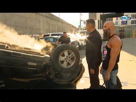 Braun Strowman Regresa Y Destruye El Vehiculo De The Miz WWE Raw