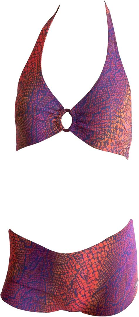 Solar Tan Thru Triangel Panty Bikini Blau Gr Amazon De Fashion