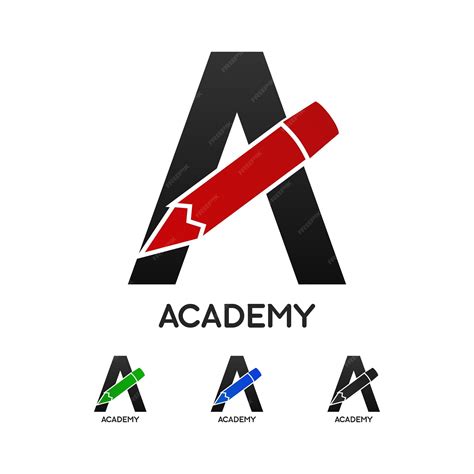 Premium Vector | Academy logo design template sample