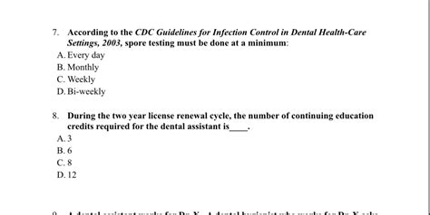 (Get Answer) - According to the CDC Guidelines for Infection Control in
