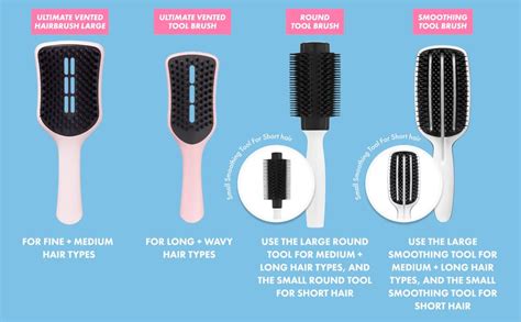 Amazon.com : Tangle Teezer | The Blow Styling Smoothing Tool for Medium ...