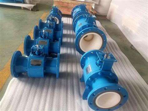 Dn V Port Ceramic Ball Valve Shipped To Europe For Limestone Milk