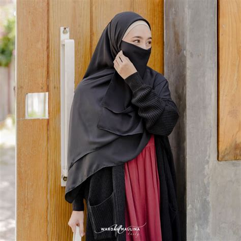 Jual AISY KHIMAR FREE CADAR Hijab Segi Empat Syari