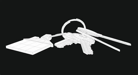 Ключи с брелка 3D Модель $49 - .max .fbx .ma .c4d .upk .unitypackage ...