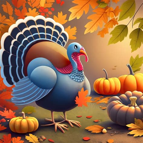 Premium Ai Image Happy Thanksgiving Wallpaper Hd
