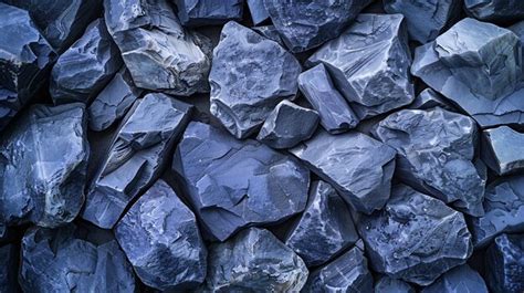 Premium Photo Dark Blue Stone Background Toned Rock Texture