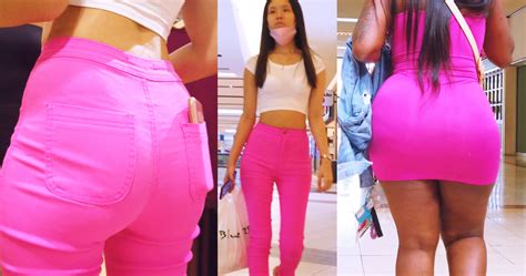 JF 492 Pink Mall Heat Slim Babe X Giant Ebony Donk