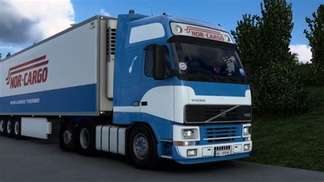 ETS2 Volvo FH12 MK1 Nor Cargo Skin Euro Truck Simulator 2 Mods Club