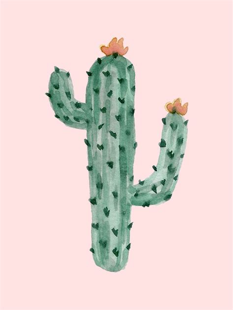 Cactus Watercolor Painting