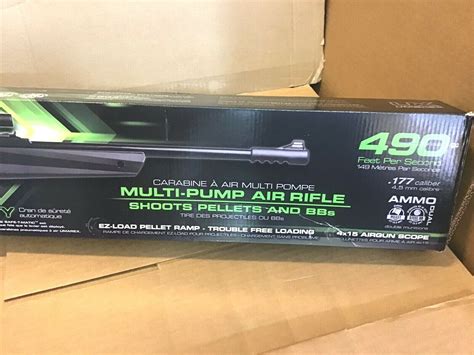 Umarex NXG APX 177 Pellet BB Gun Multi Pump Air Rifle W Scope 490 FPS