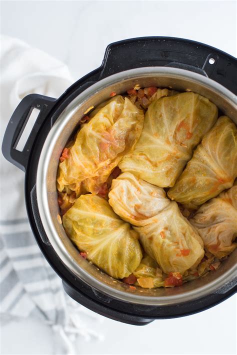 Instant Pot Stuffed Cabbage Rolls Recipe Pressure Cooking Today