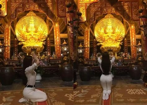 Mặc đồ ngắn cũn ở nơi đền chùa linh thiêng các hot girl X gây tranh cãi dữ dội Tạp chí Doanh