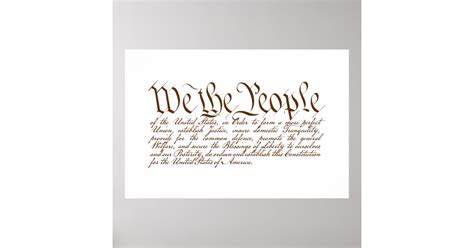 We the People Poster | Zazzle