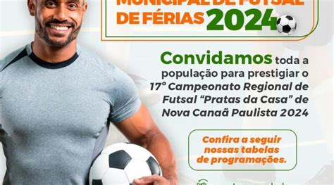 O Campeonato Municipal De Futebol De Férias 2024 Em Nova Canaã Paulista Edson Ferreira