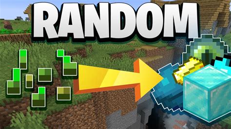 Minecraft But Everything Drops Random Loot Youtube