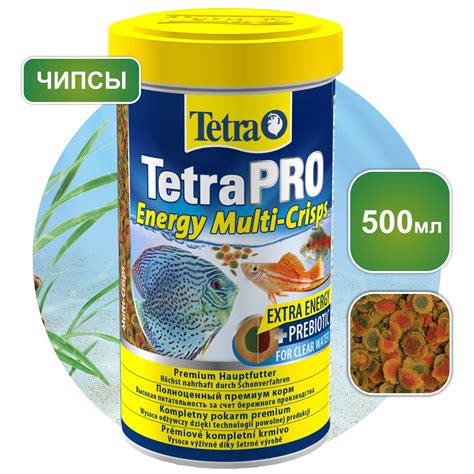 Корм для рыб Tetra TetraPRO Energy Multi-Crisps 500 мл, чипсы премиум ...