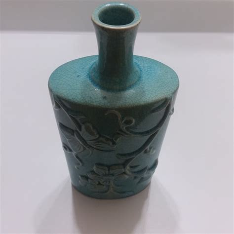 Chinese Celadon Porcelain Vase Etsy