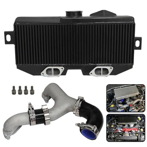 Top Mount Intercooler Kit Y Pipe For Subaru Impreza Wrx Sti Ej