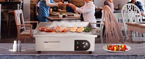 Vevor W Cm Commercial Electric Countertop Griddle Flat Top Grill Hot Plate Vevor Au