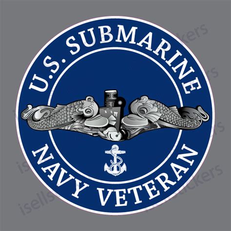 US Navy Submarine Veteran USN Bumper Sticker Window Decal - I Sell