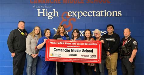 Camanche Schools Earn Second Heart Safe School Designation