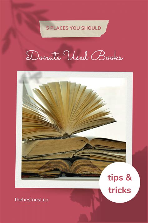 5 Places To Donate Used Books Tips