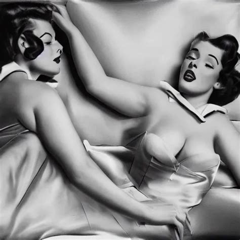 S Pin Up Girls Laying Down Photorealistic Studio Stable Diffusion