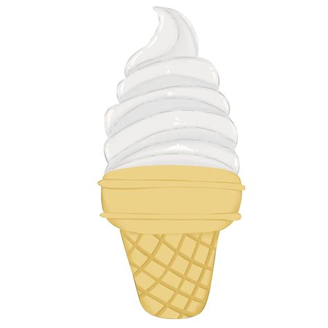 Soft Serve Ice Cream Cone Png