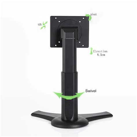 Wearson Tilt Swivel Pivot Height Adjustable Lcd Monitor Holder Desk