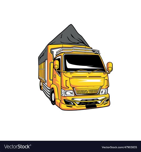 Truck delivery or logistic industry Royalty Free Vector