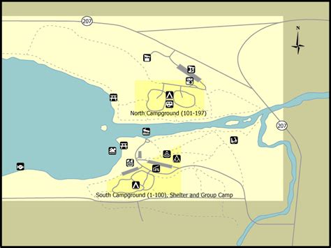 North South Lake Campground Map | Printable Templates Free