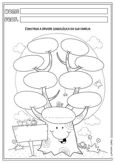 Atividade Arvore Genealogica - Atividade De Arvore Genealogica