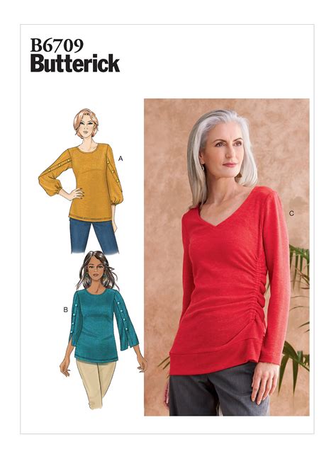 Butterick Pattern Misses Top Sizes L Xl Xxl