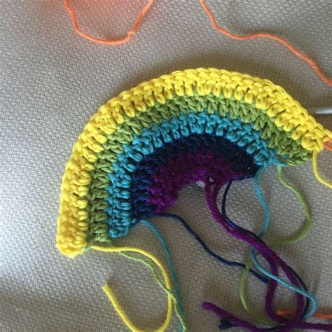 Tutoriel Arc En Ciel Au Crochet Gratuit Espoir Rainbow Crochet