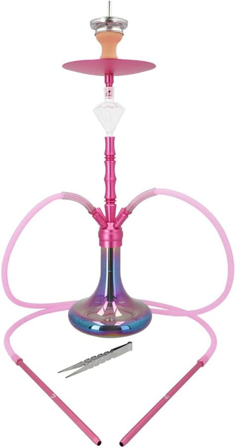 Smokezilla MINYA 2S 2 Schlauch Set Aluminium Rainbow Shisha Spitze