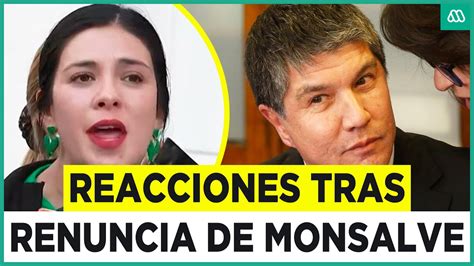 Las reacciones en el mundo político tras renuncia de Monsalve ante