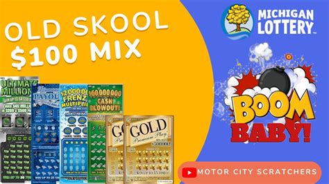 Old Skool 💯mix🍀2x Find💥frenzy💎diamond Payout Mi Lottery Tickets Mcs