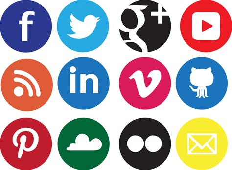 social icons transparent background hq png image freepngimg