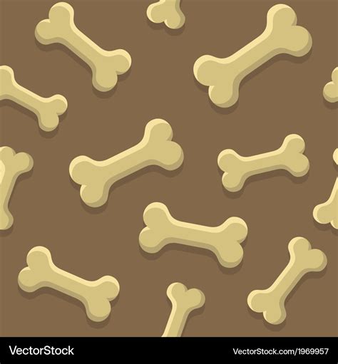 Bone For Dog Seamless Texture Pattern Royalty Free Vector