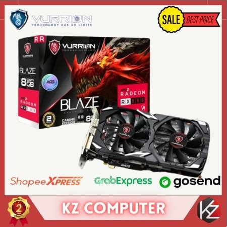 Jual Vurrion Blaze Radeon Rx Gb Rx G Rx Gb Amd Radeon