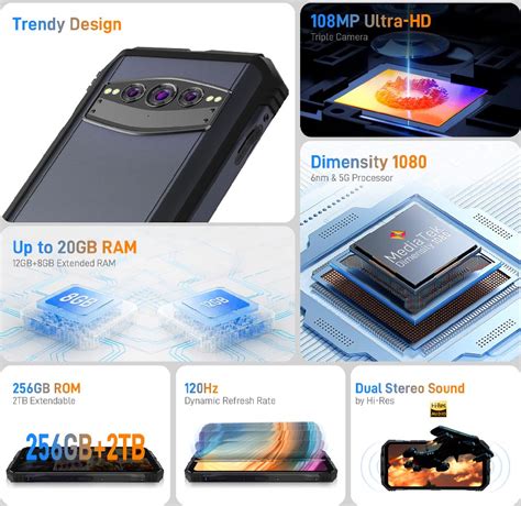 Doogee V30T (12+256Gb, АКБ 10800 мАч) Black купить по отличным ценам в ...